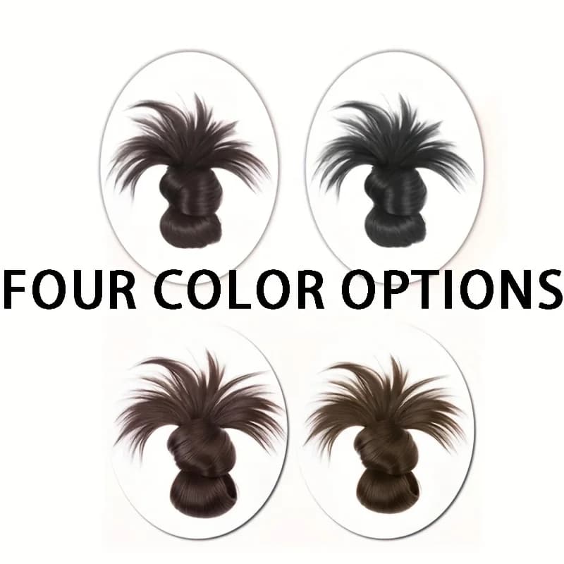 Chignon synthétique bas queue de cheval cheveux naturel moelleux griffe pince Chignon cheveux pour f