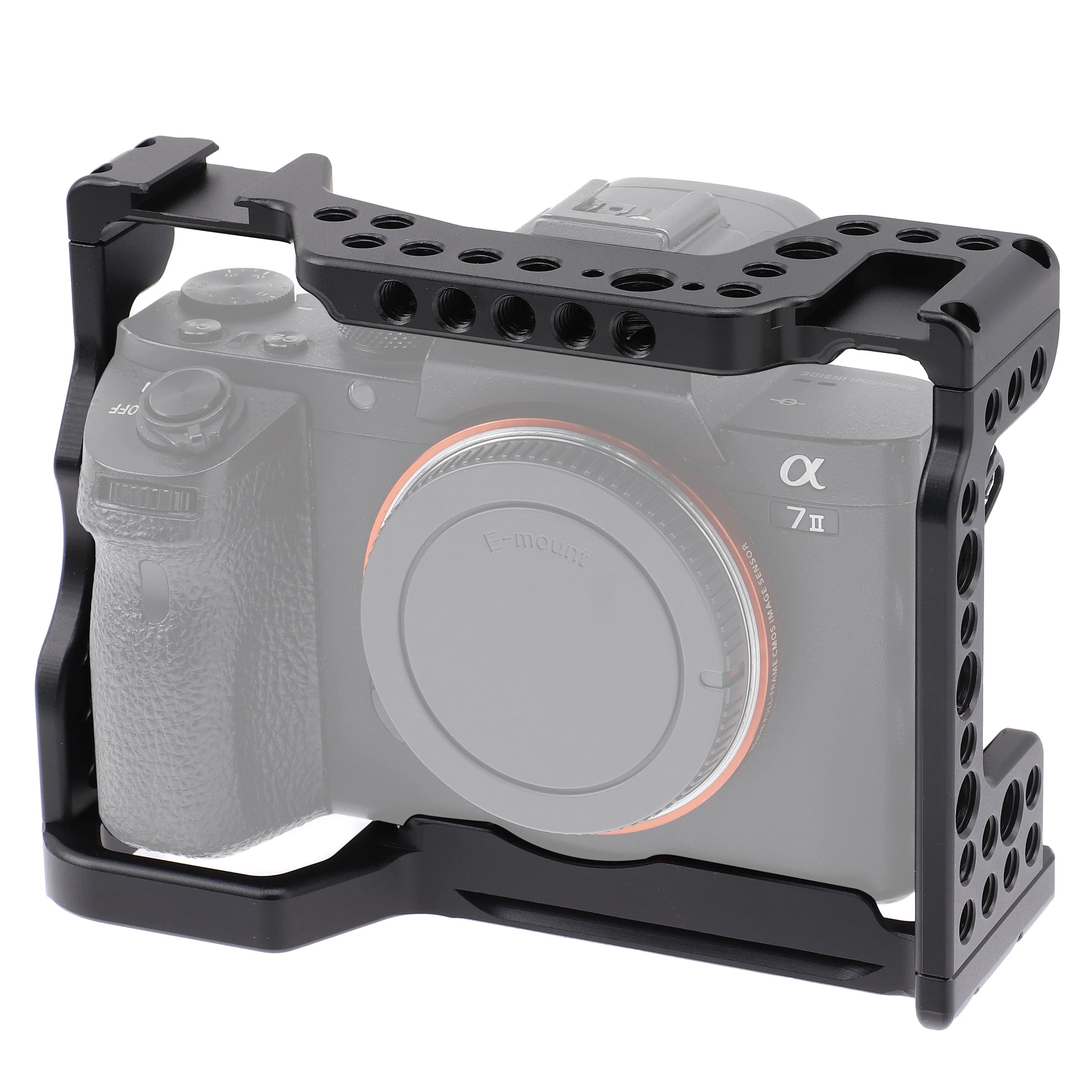 Cage de caméra pour Sony A9 A7RIII A7III A7M3, Cage de lapin en alliage d'aluminium avec support de 