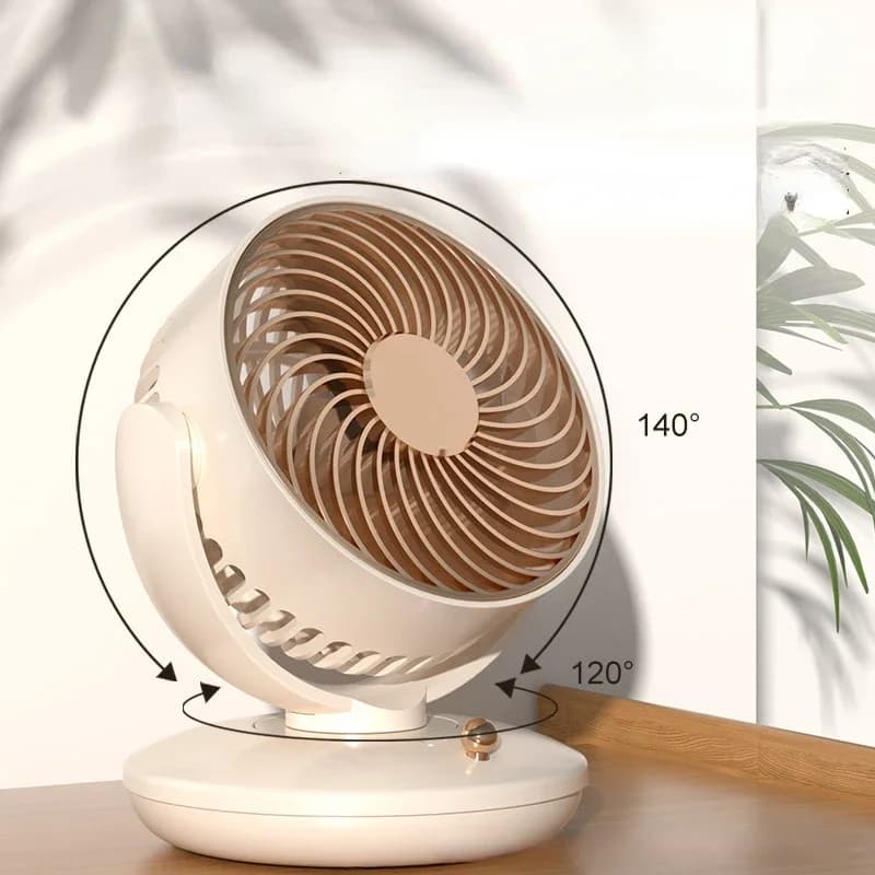 Ventilateur de bureau aste, petits appareils de climatisation portables, ventilateur à rotation auto