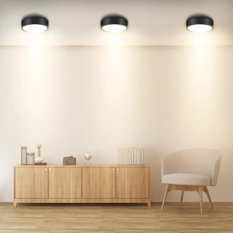 Mini Spot Lumineux LED pour le Plafond, Montage en Surface, Éclairage d'Nik, Idéal pour une Cuisine 