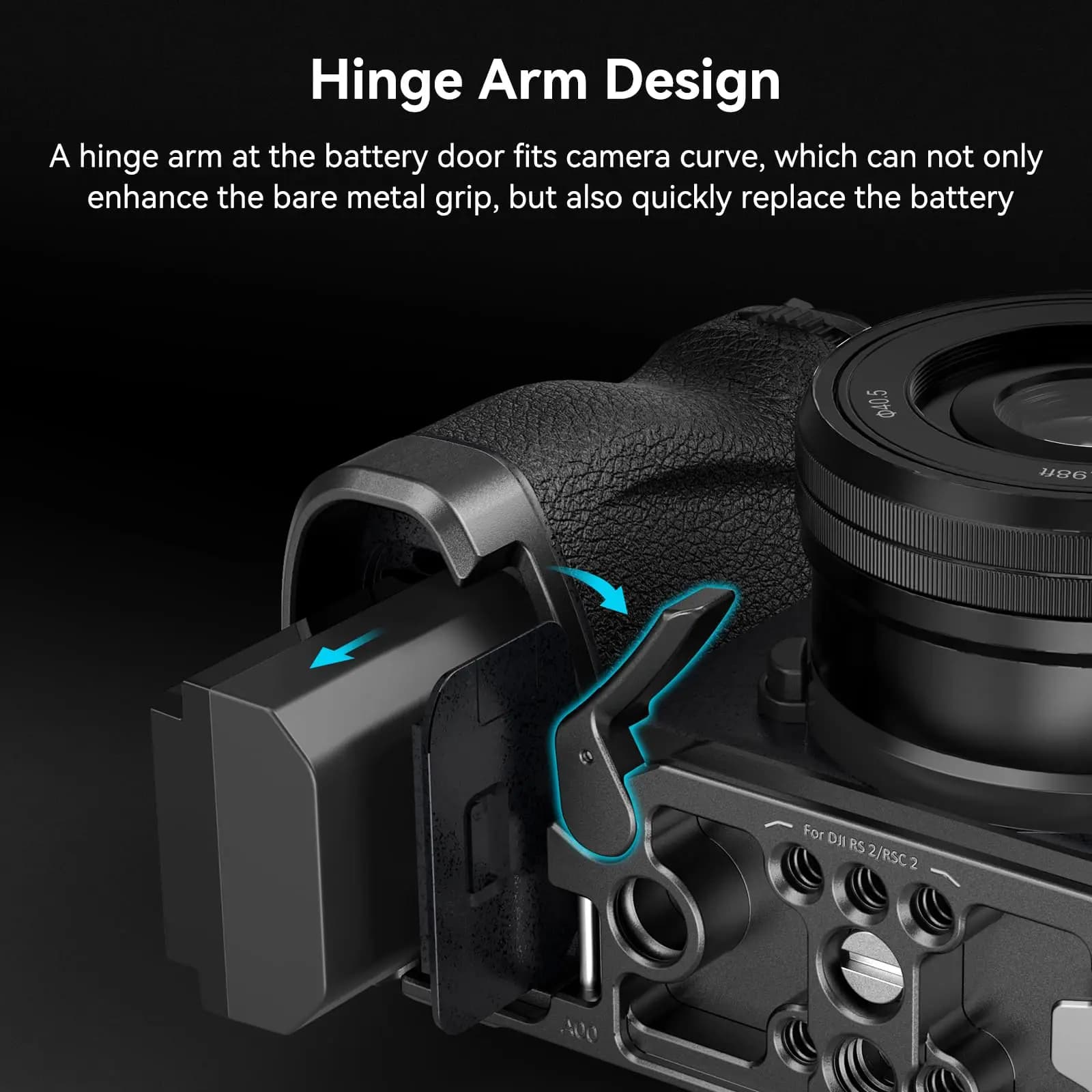 SmallRig-Plaque de base A6700 pour Sony Alpha 6700, plaque de dégagement rapide intégrée pour Arca, 