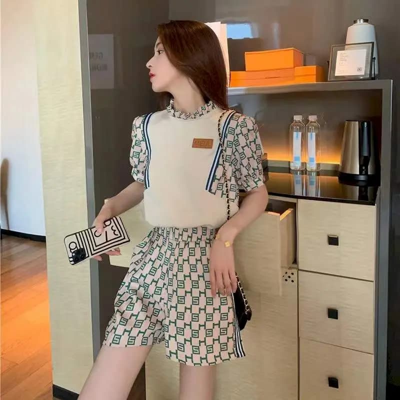 Été 2025 tempérament ensembles femmes mode tendance à manches courtes t-shirt et Short décontracté d