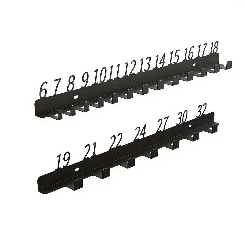 Trieur de clés mural, support organisateur d'outils en métal multi-trous pour l'organisation des out