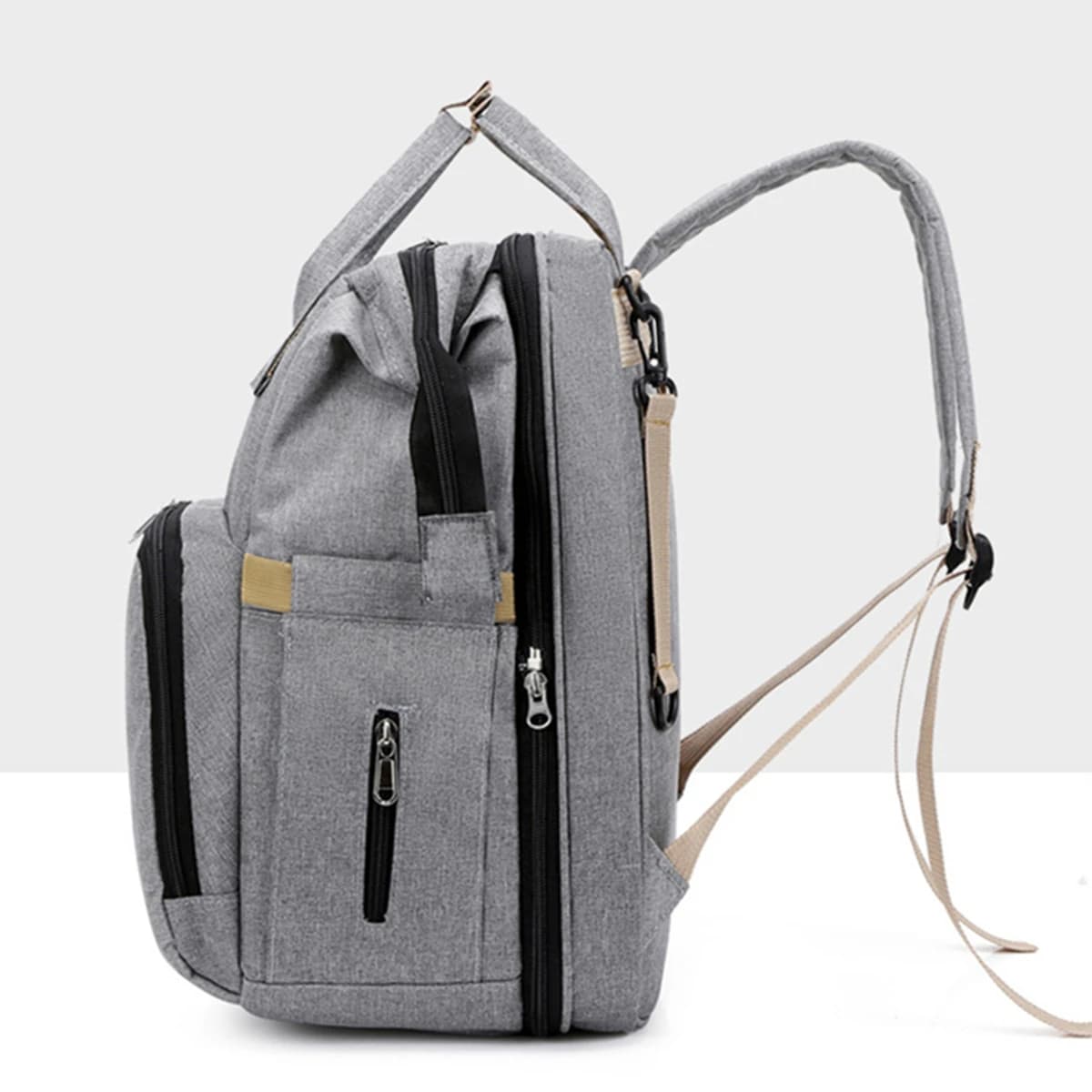 Sac de maman pliant léger portable lit de berceau pliant sac à dos de bébé de grande capacité sac de