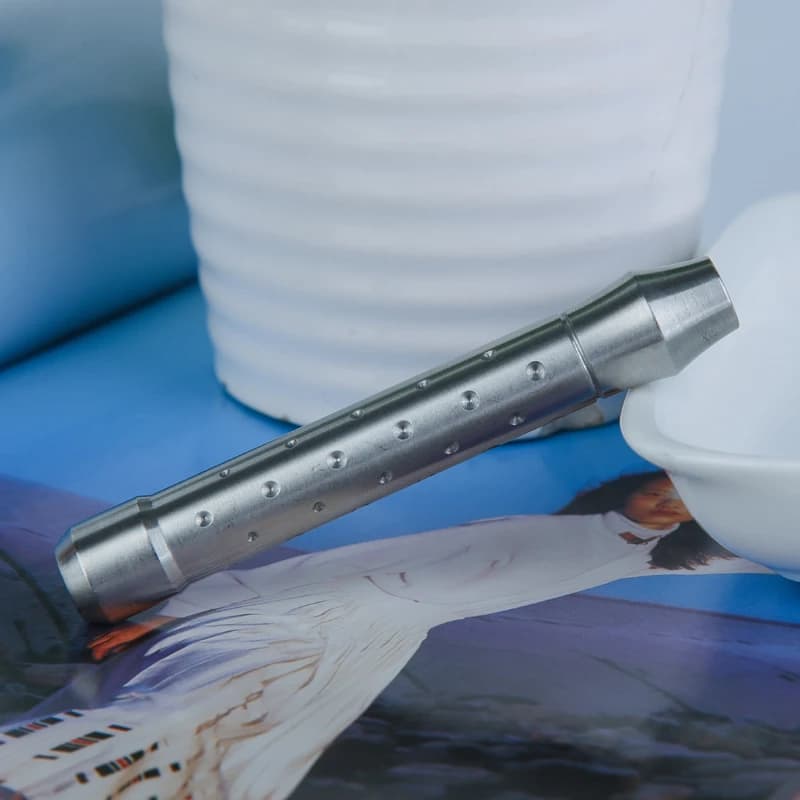 YAQI – manche de rasoir de sécurité en acier inoxydable, longueur 80mm, léger, 59g, outil de rasage 