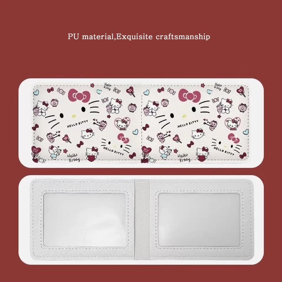 Porte-cartes Kawaii HelloKitty, porte-carte d'identité, porte-permis de conduire, porte-monnaie en P