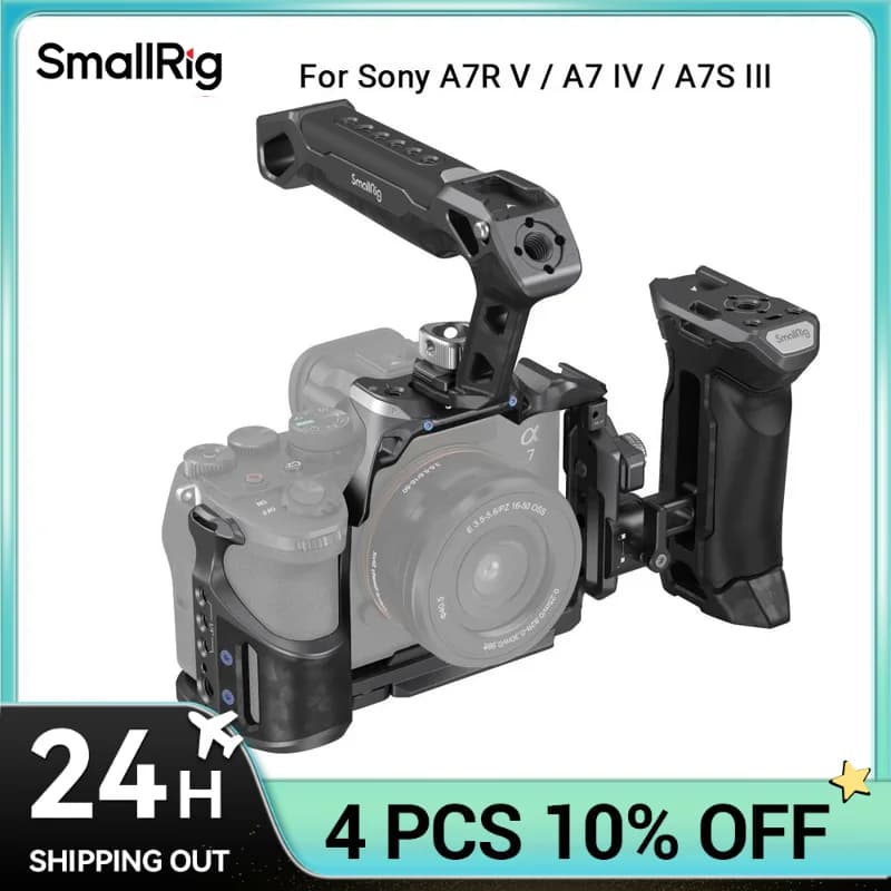 Kit de cage avancé SmallRig "Rhinocéros" pour Sony Alpha 7R V / Alpha 7 IV / Alpha 7S III 3710