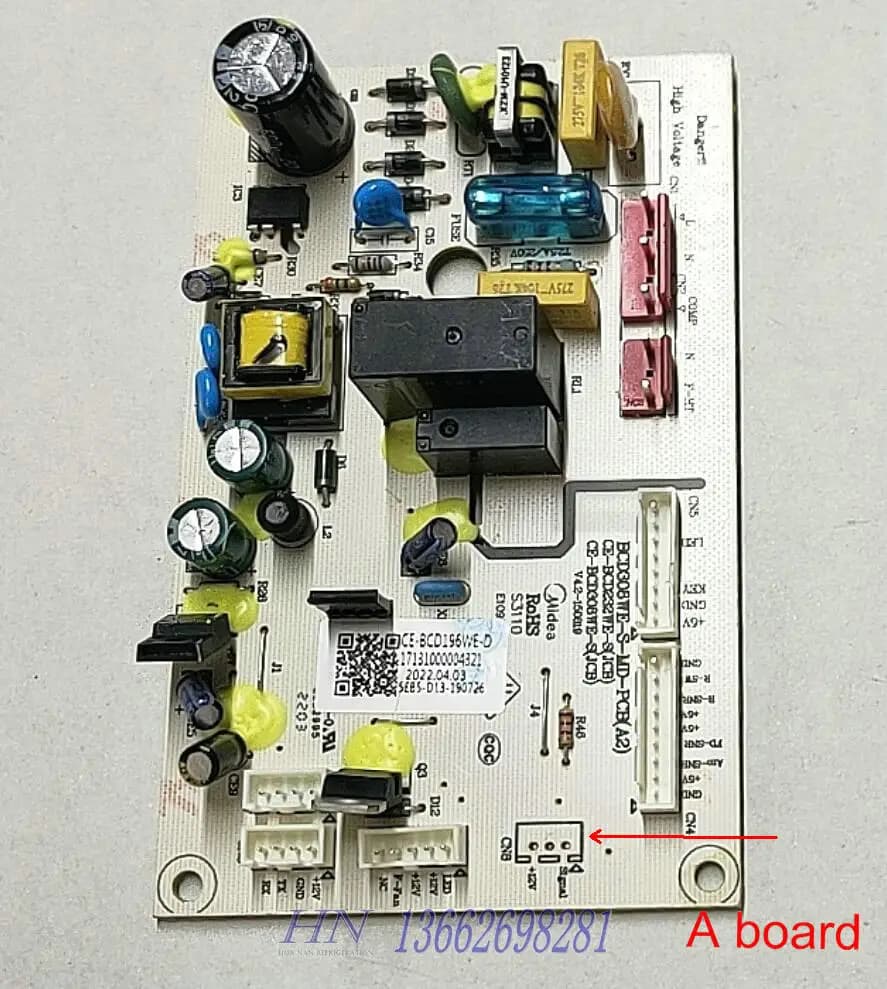 Nouvelle carte de réfrigérateur midea BCD308WE-S-MD-PCB(A2) CE-BCD232WE-S(JCB) CE-BCD308WE-S CE-BCD3