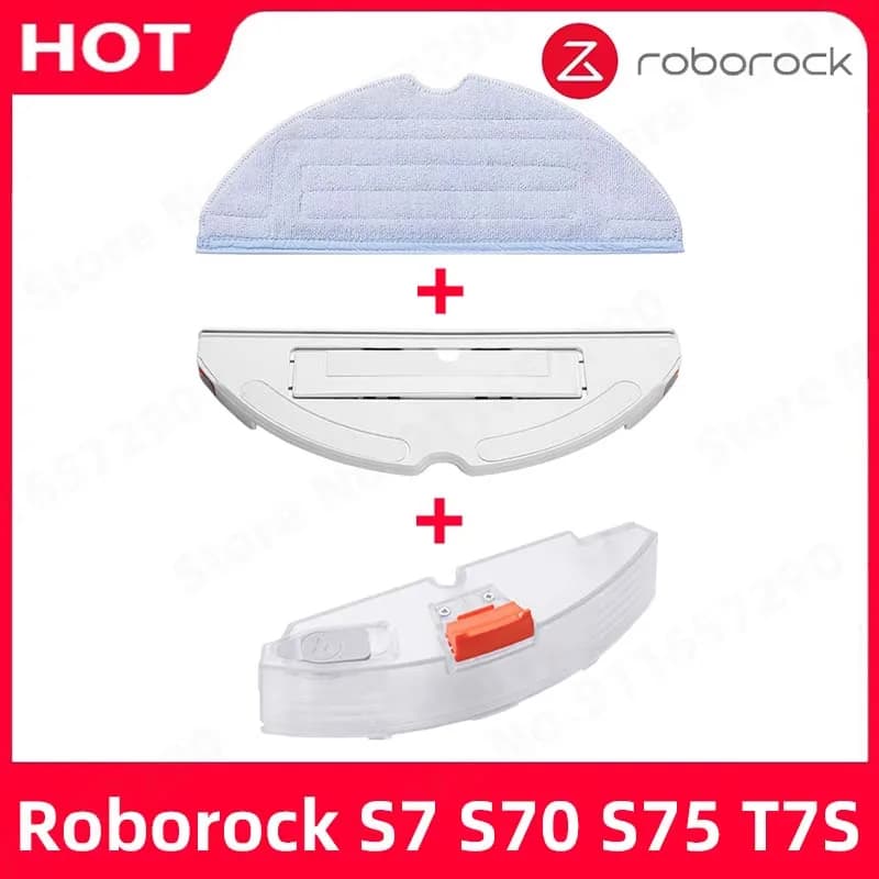 Roborock S7 S70 S75 T7S réservoir d'eau à commande électrique pièces de rechange aspirateur plateau 