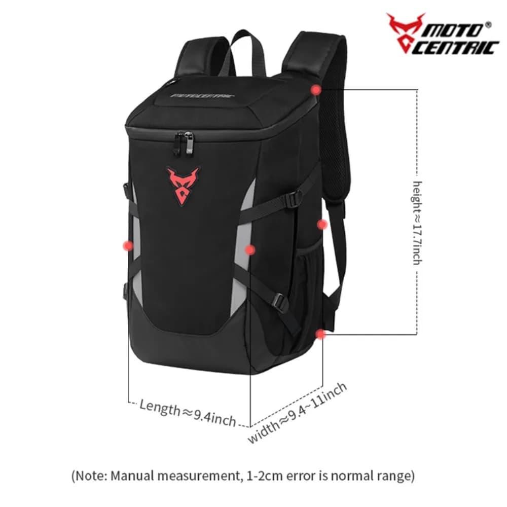 MOTOCENTRIC-Sac à dos étanche pour moto, sports de plein air, équitation, casque, voyage d'affaires,