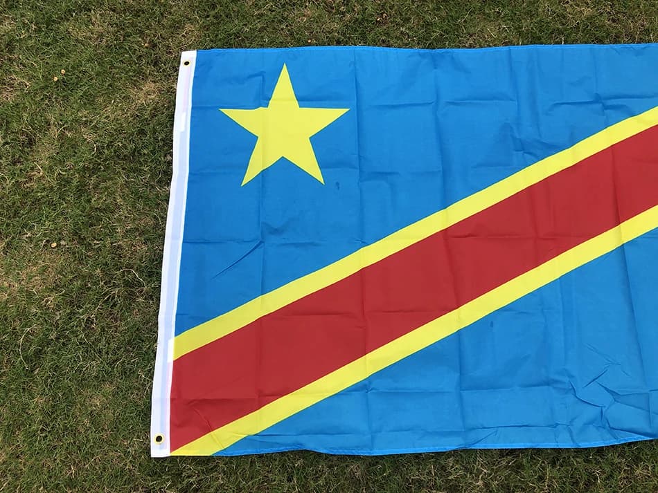 SKY DRAPEAU drapeau du Congo 90X150cm drapeau de la République démocratique du Congo bannière 3x5 pi