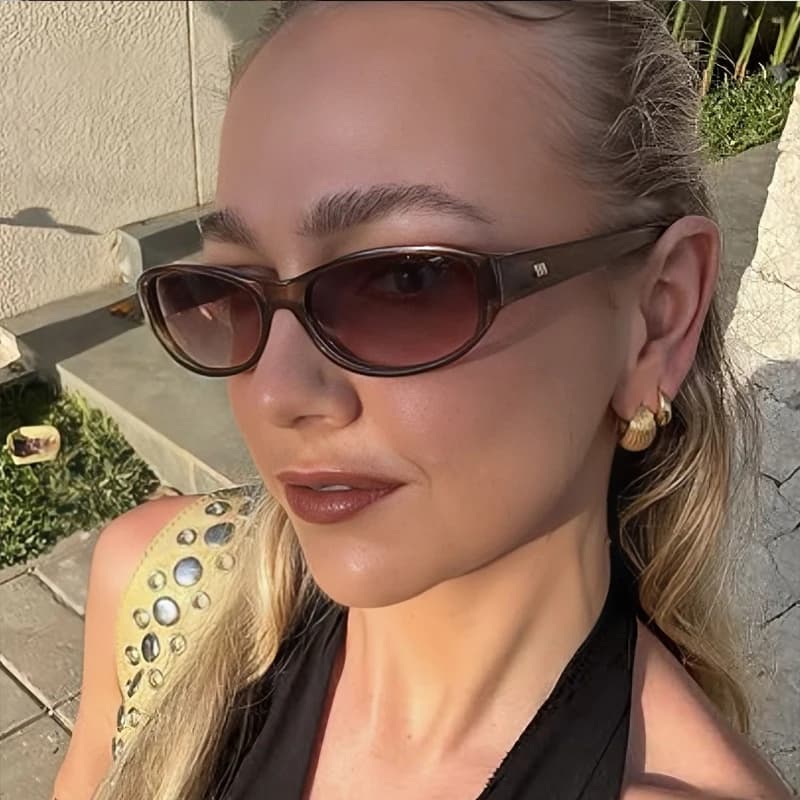 Lunettes de soleil carrées tendance, nouveau Style, petite monture, haut de gamme, résistantes aux U