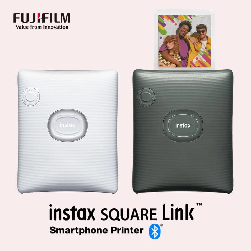 FUJIFILM-Imprimante photo pour smartphone avec connectivité Bluetooth 4.2, vert nuit, blanc agaçant