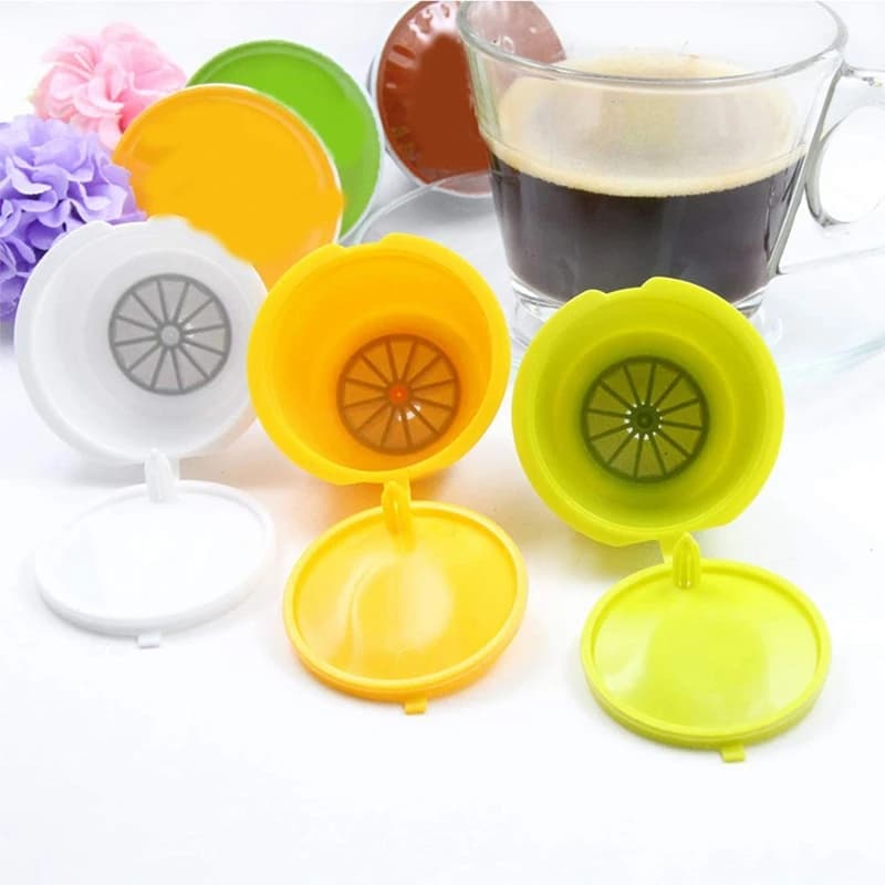 Capsules de café rechargeables pour Dolce Gusto A, dosettes de café quotidiennes, filtre à café univ