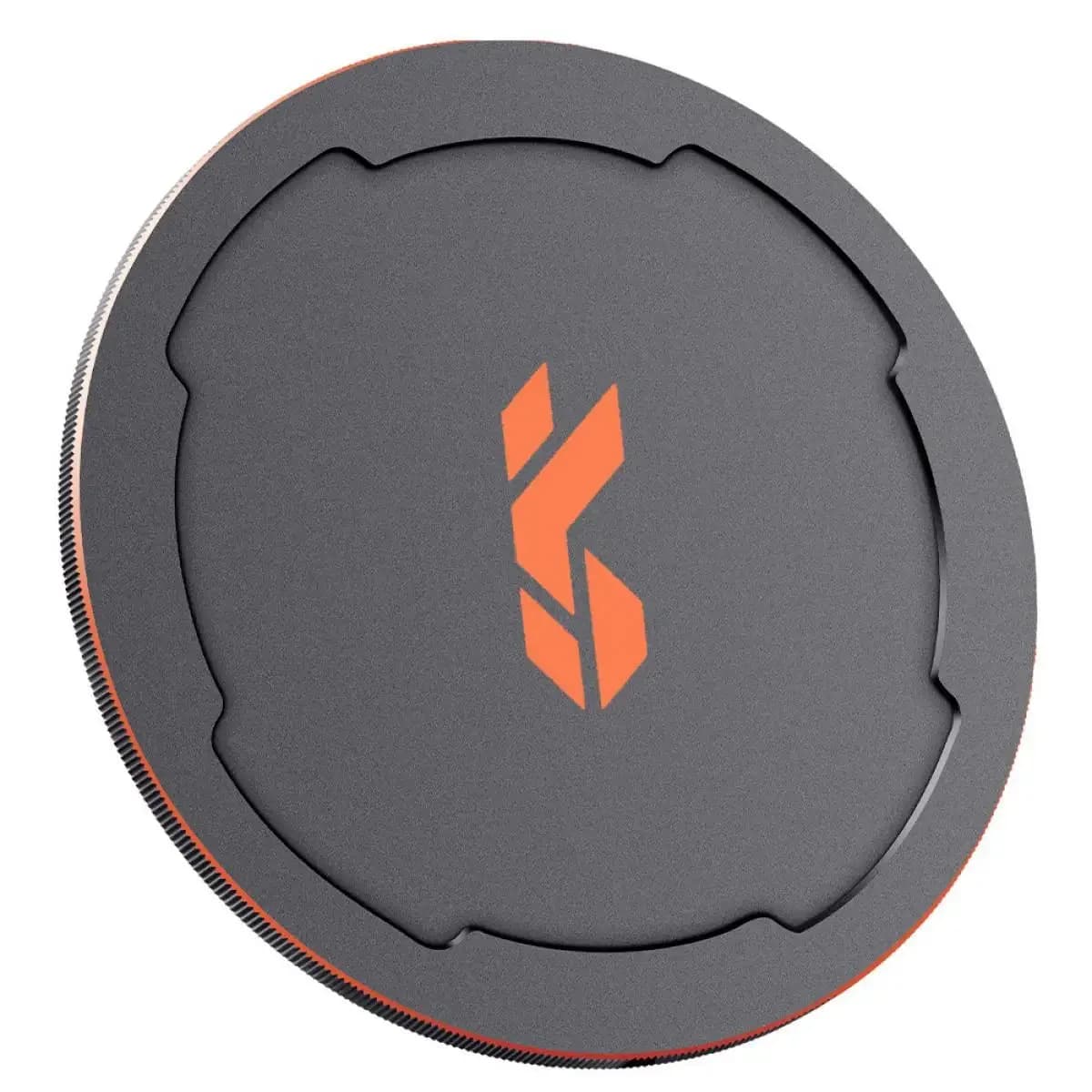 K&F CONCEPT 49/52/55/58/62/67/72/77/82mm Capuchons d'objectif magnétiques en métal 2-en-1 (fonctionn