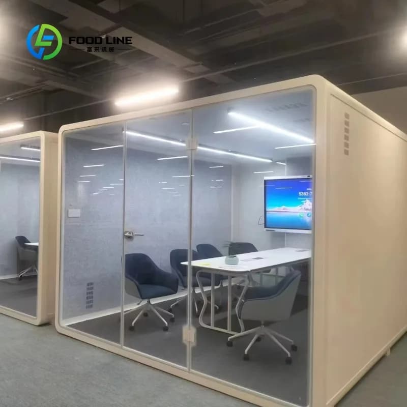 Cabine Acoustique Intelligente Préfabriquée Personnalisée pour Bureau Privé, Cabine Téléphonique, En