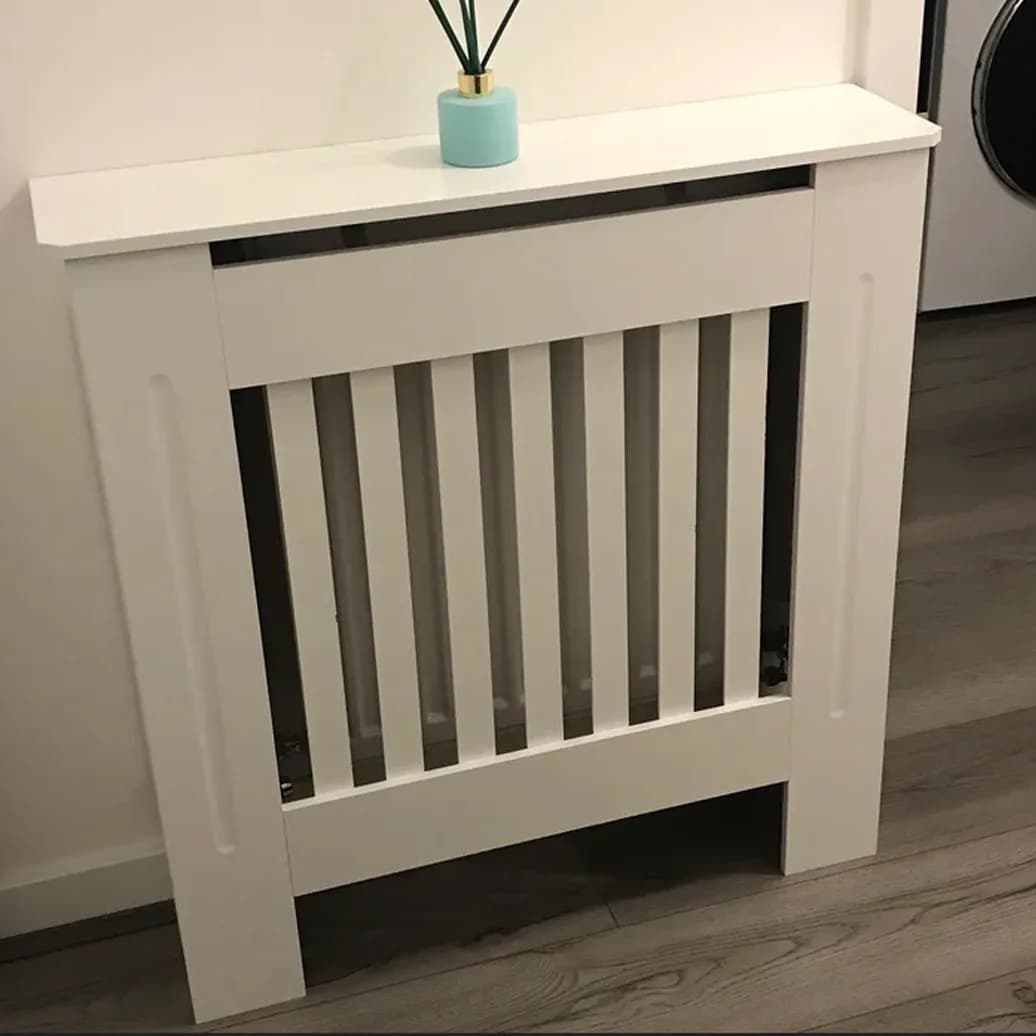 Couvercle de radiateur Super haut de 100CM, étagère à gril solide, armoire en MDF, Style moderne Ver