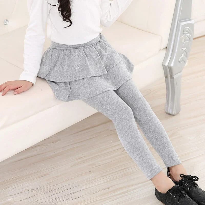 Printemps automne coton chaud fille Leggings jupe-pantalon gâteau jupe enfants leggings enfants fill