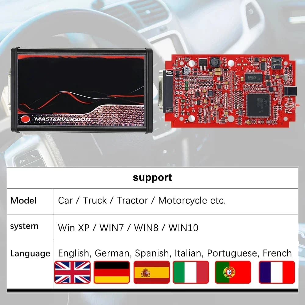 2026 EU Red Kess V2 V5.017 en ligne 2.80 KTAG 7.020 2.25 avec filtre Murata OBD 2 Kit de réparation 