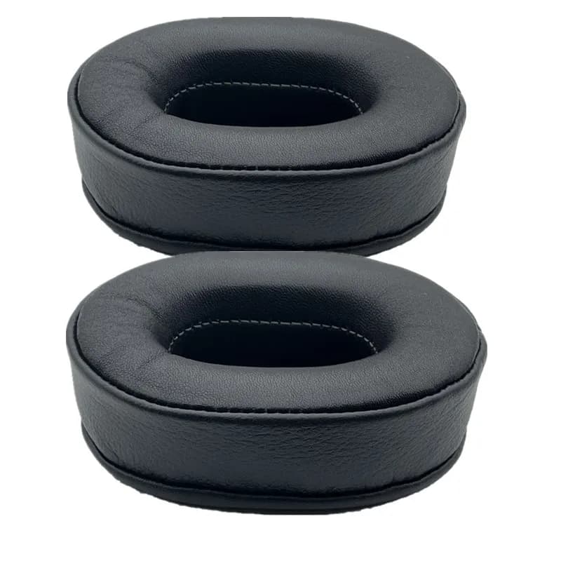 Coussinets d'oreille ovales en peau de mouton, 100x80mm, 110x90mm, 90x70mm, AKG, ATH, M50X, HyperX, 