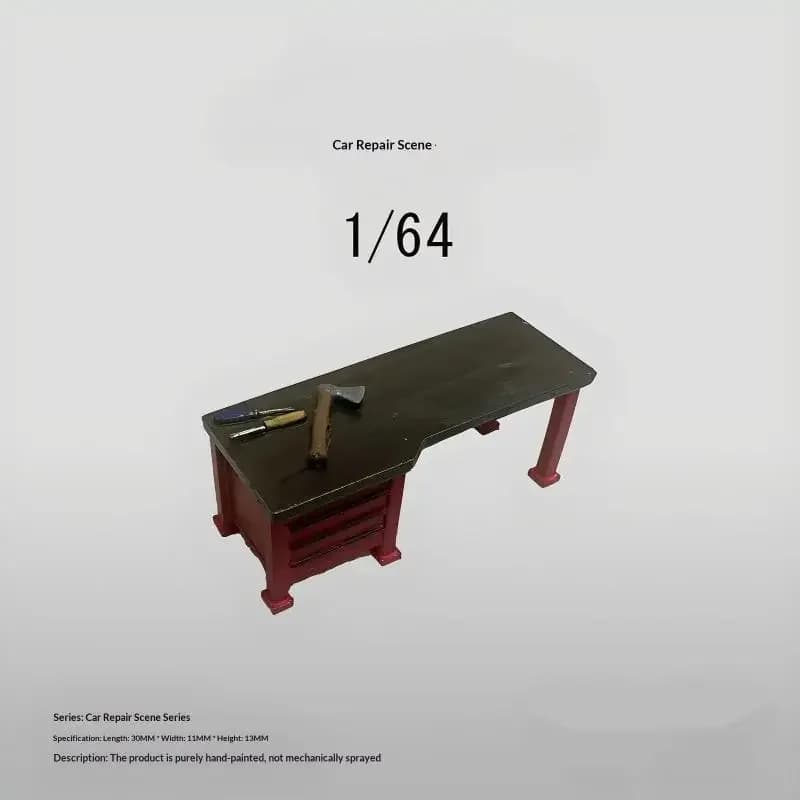 Établi de réparation de voiture, bricolage, modèle de Garage, atelier, affichage de scène, accessoir