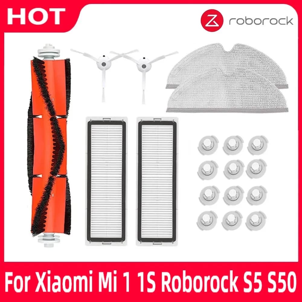 Pour Xiaomi 1s 1st MI Roborock S50 S5 Max Mijia filtre HEPA brosse latérale brosse principale Robot 