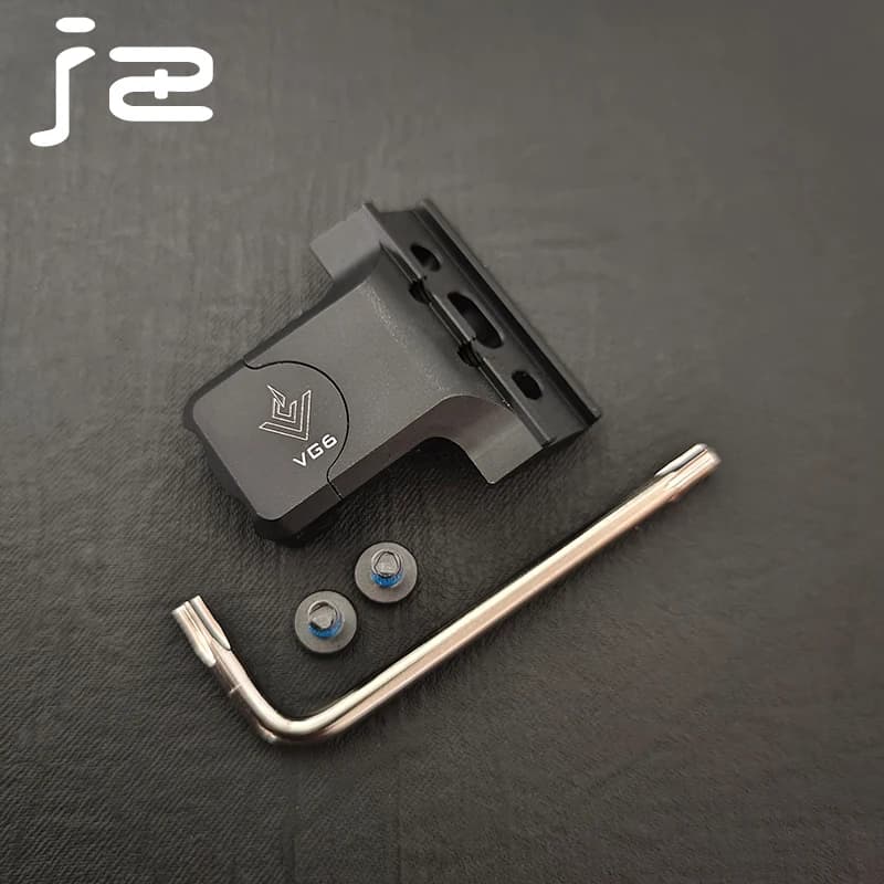 Support Décalé D.lique VG6 Adaptatif, Rail Picatinny de 20mm, 45 D, Angle de Rail Latéral de 11mm, p