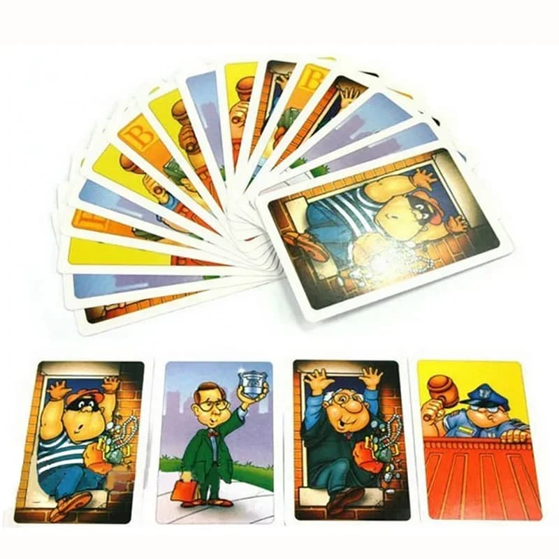 Jeu de société recherché pour 3 à 5 joueurs, jeux de cartes familiales de petite taille, contenant u