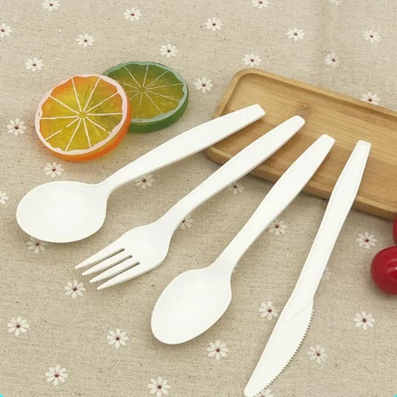 Cuillère à café et couteau à fourchette, 100 pièces/lot, mini couverts, accessoires de fête et festi