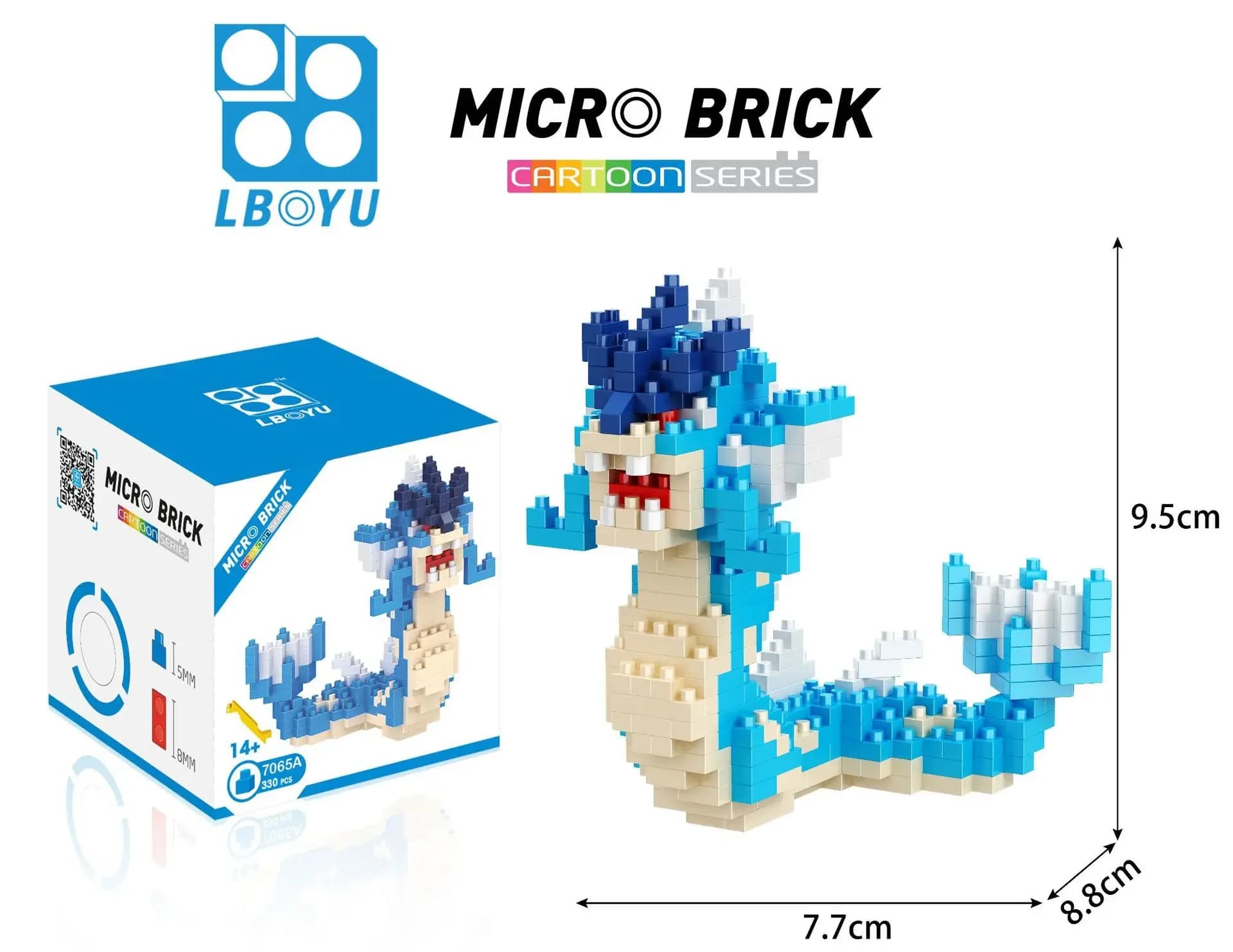 Micro blocs de construction Pokemon Marowak Jigglypuff Gengar Mudkip Piplup Raichu Gyarados Pikachu,