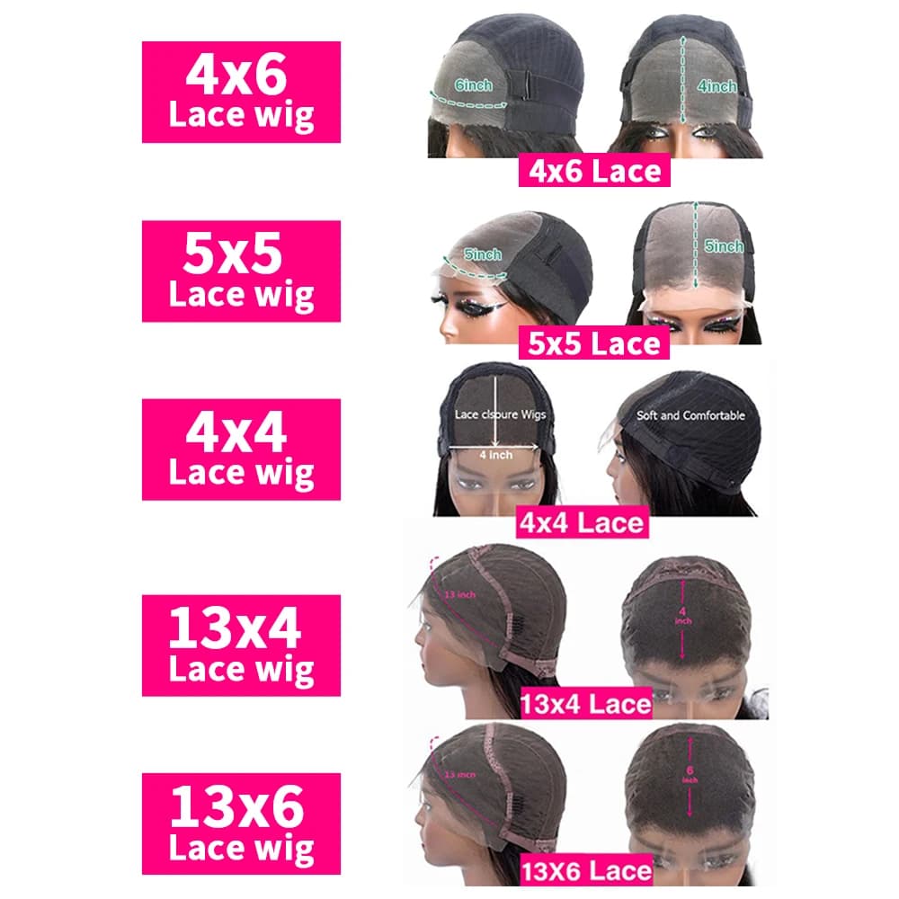 Perruque Lace Front Wig Naturelle Bouclée, Deep Wave, 13x4, 13x6, HD, 5x5, 6 Tages, 28 30 Pouces