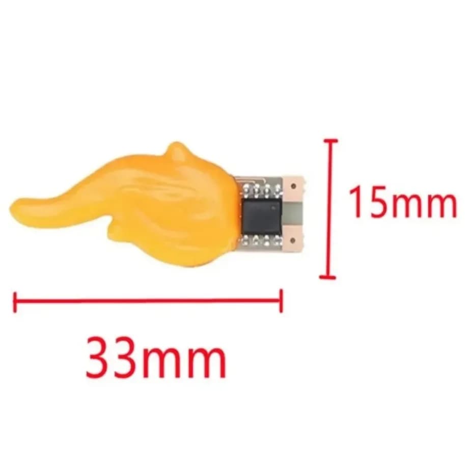 Bougies Flash Cob Led 3V, flamme Edison, Filament LED, Diode 2200K, décoration de fête d'anniversair