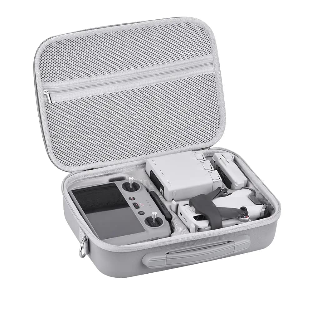 Étui Mini 4 Pro RC 2, sac de rangement Portable en cuir PU de grande capacité pour DJI Mini 4 Pro Fl
