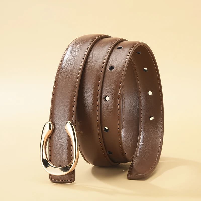 Ceinture à boucle C pour femmes, 2 à 3 pièces, jupe en jean Simple, ceinture à boucle automatique, t