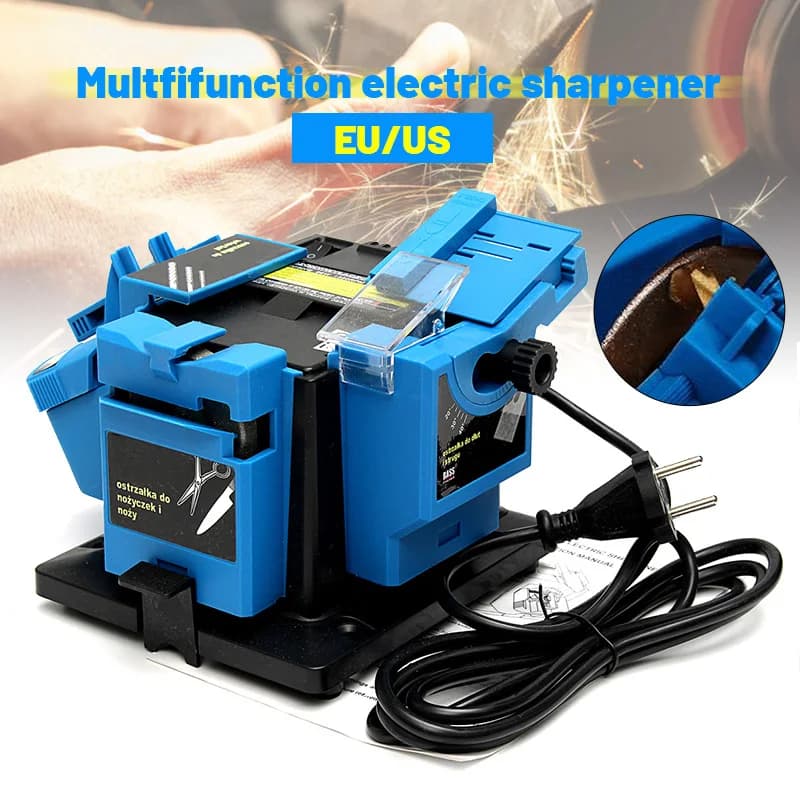 Affûteur électrique multifonction, outil de meulage domestique, couteau hélicoïdal, perceuse HSS, ci