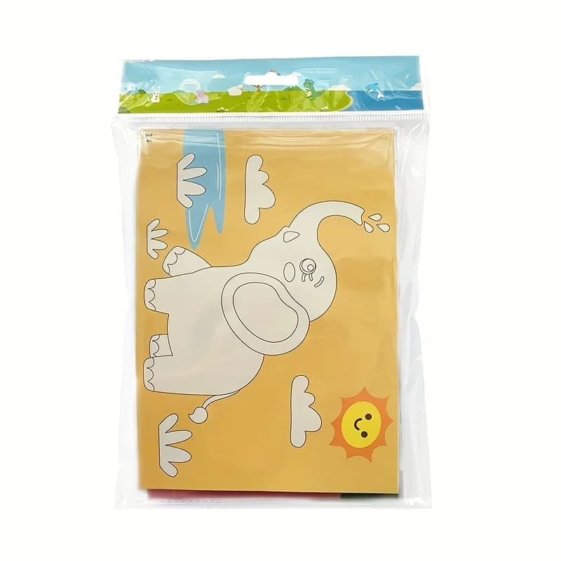 Ensemble d'autocollants 3D en mousse EVA, 10 pièces, autocollant de peinture pour l'apprentissage de