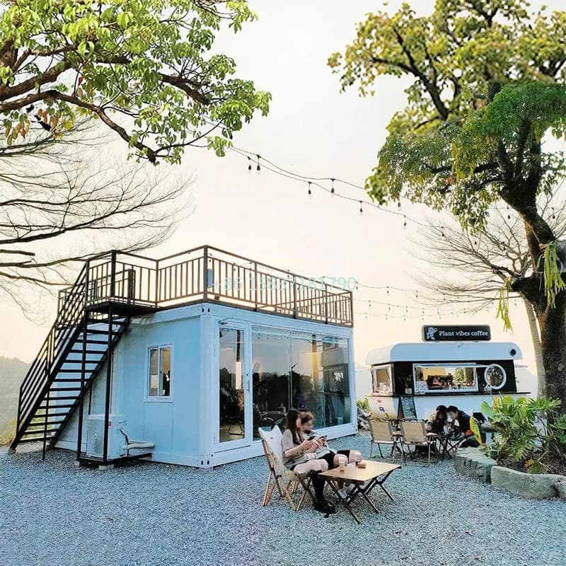 Conteneur élargi maison enterrement de vie de jeune fille appartement voyage démountable maison plia