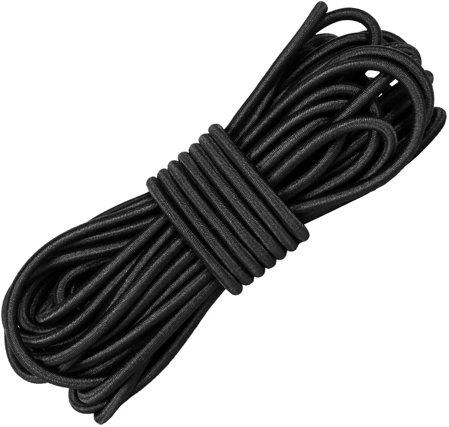 Corde élastique solide 1/2/3/4/5MM, blanc/noir, corde élastique de haute qualité, bande en caoutchou