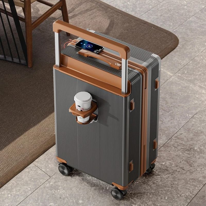 2025 nouvelle valise de voyage de grande capacité de freinage antichoc à tige large 20 "sac de verro