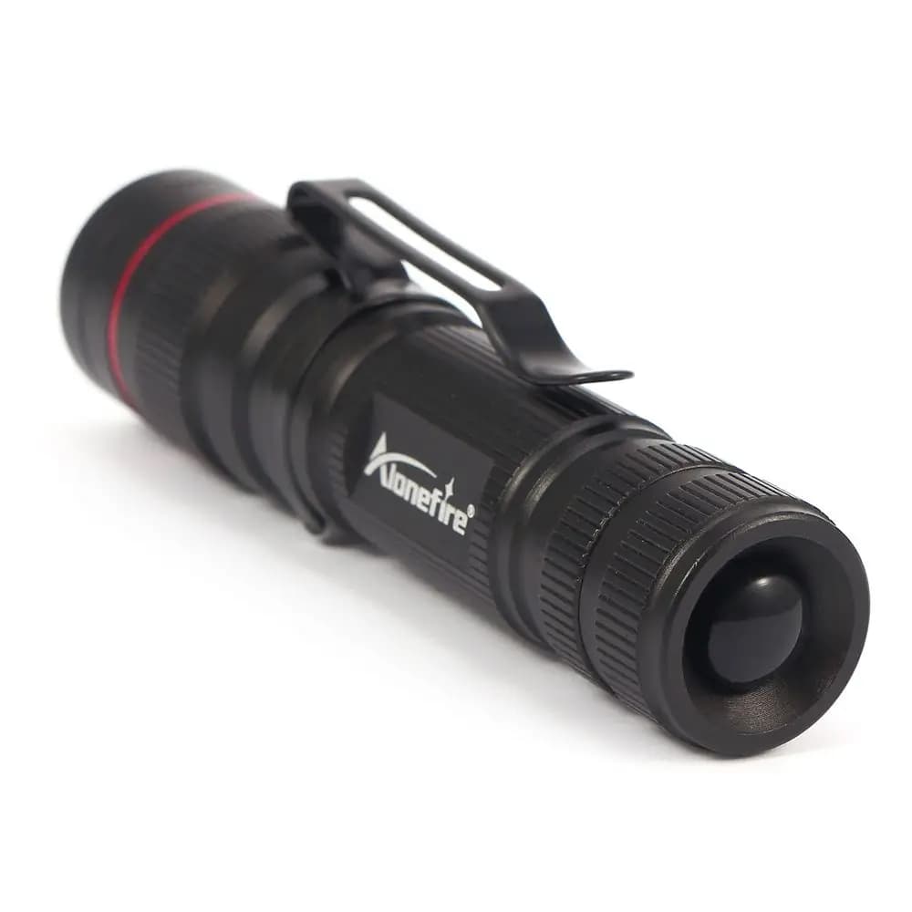 Mini lampe de poche Zoomable 3W, torche Portable, éclairage lumineux, Camping en plein air, randonné