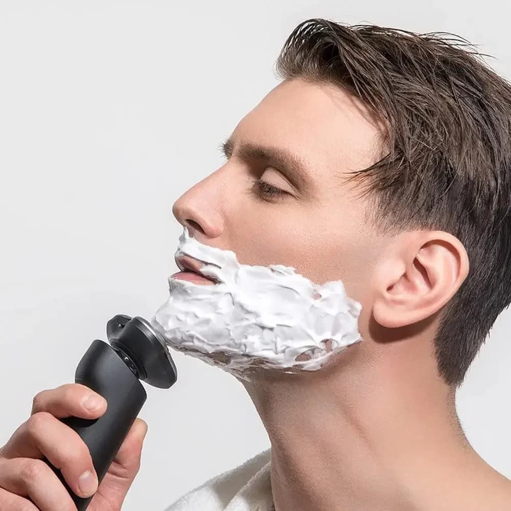 Rasoir électrique MIJIA S500, tondeuse à triple lame pour hommes, rasage à sec et humide, machine à 