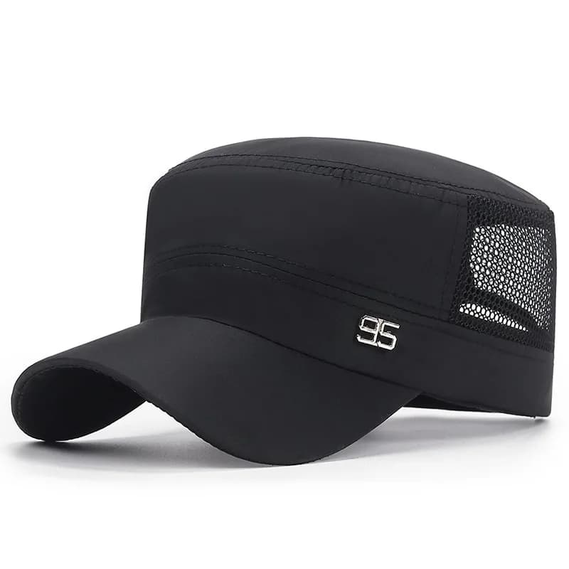 Casquette militaire plate pour hommes, chapeau d'opérabilité pour hommes, pare-soleil extérieur, cha