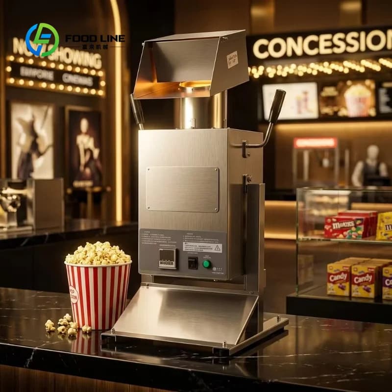 Machine à Popcorn Professionnelle Personnalisée à Air Chaud Grande Capacité Entièrement Automatique 