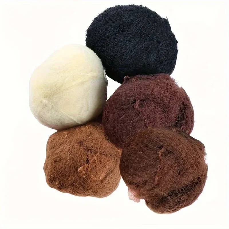 Lot de 20 résilles à cheveux en nylon durables pour chignon, outil de coiffure, noir, beige, marron,