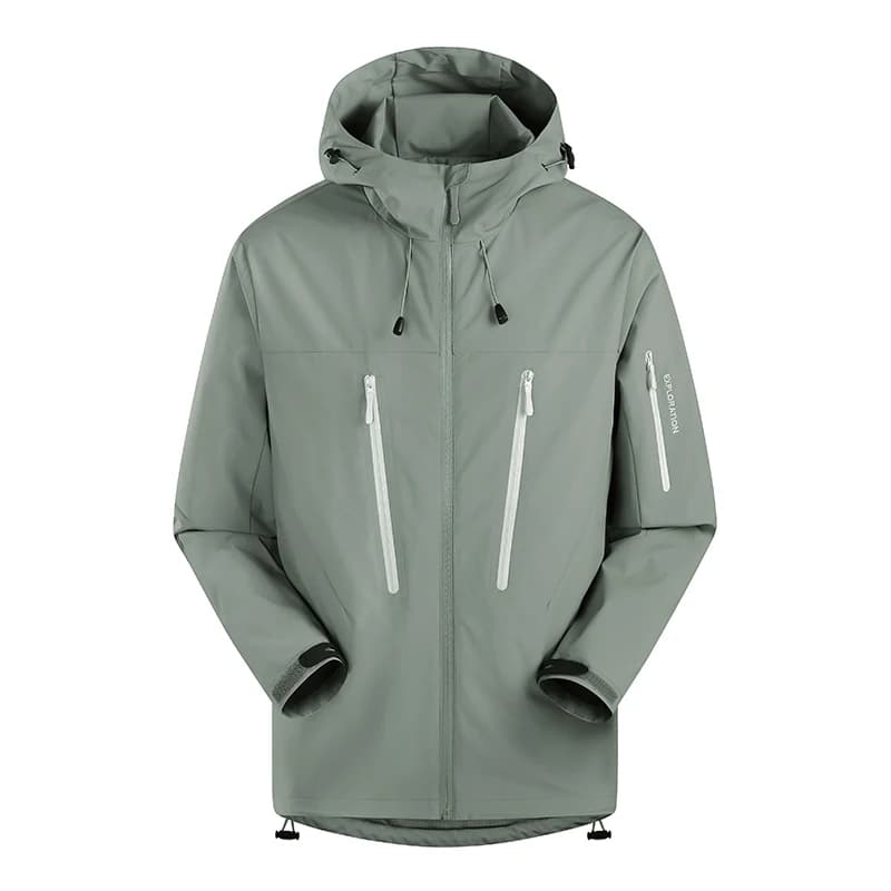 Veste d'alpinisme pour hommes, coupe-vent et imperméable, tissu à la mode, Design Hip Hop, manteau d