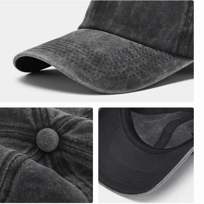 Casquette de Baseball en coton délavé pour hommes et femmes, chapeau à rabat Vintage Hip Hop, couleu