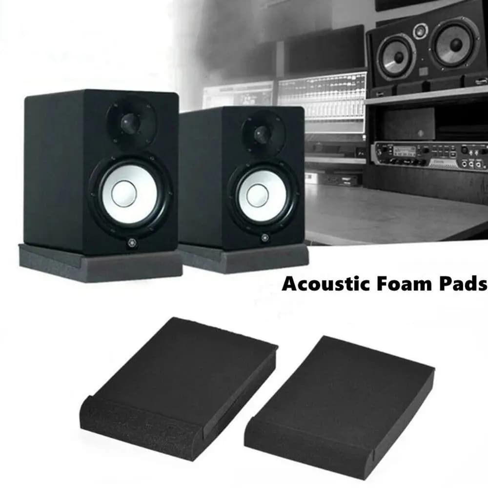 Coussinets isolants en mousse acoustique pour haut-parleur de moniteur de studio, éponge antichoc co