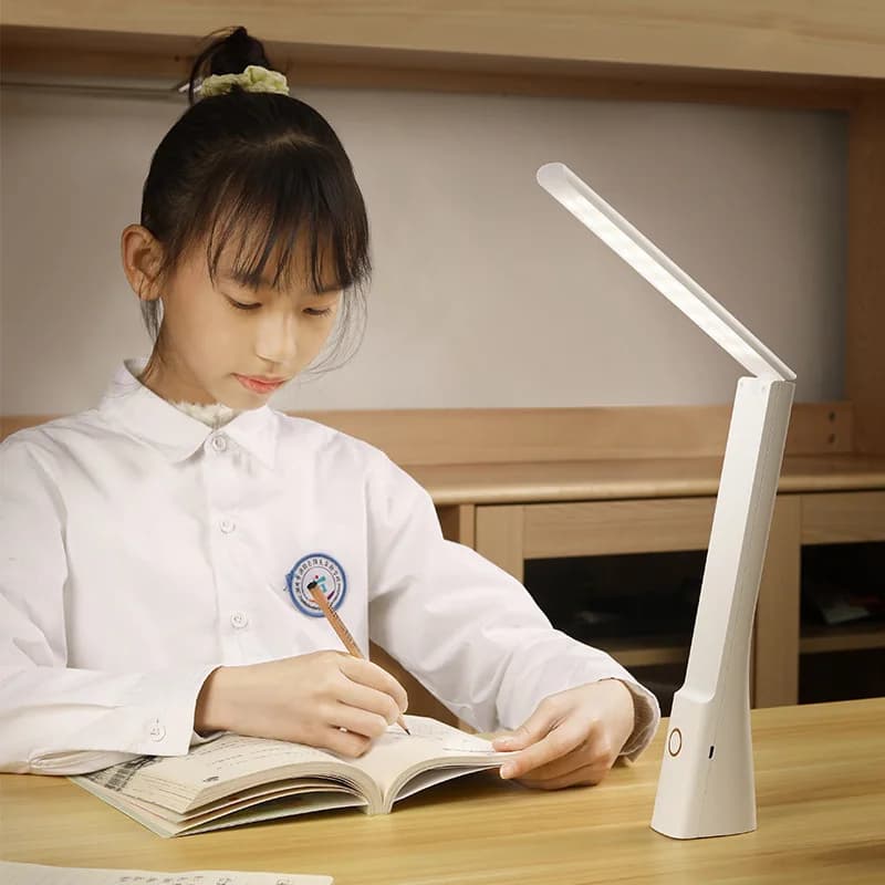 Lampe de bureau Led pliable tactile réglable pour maison intelligente chambre veilleuse étudiant lec