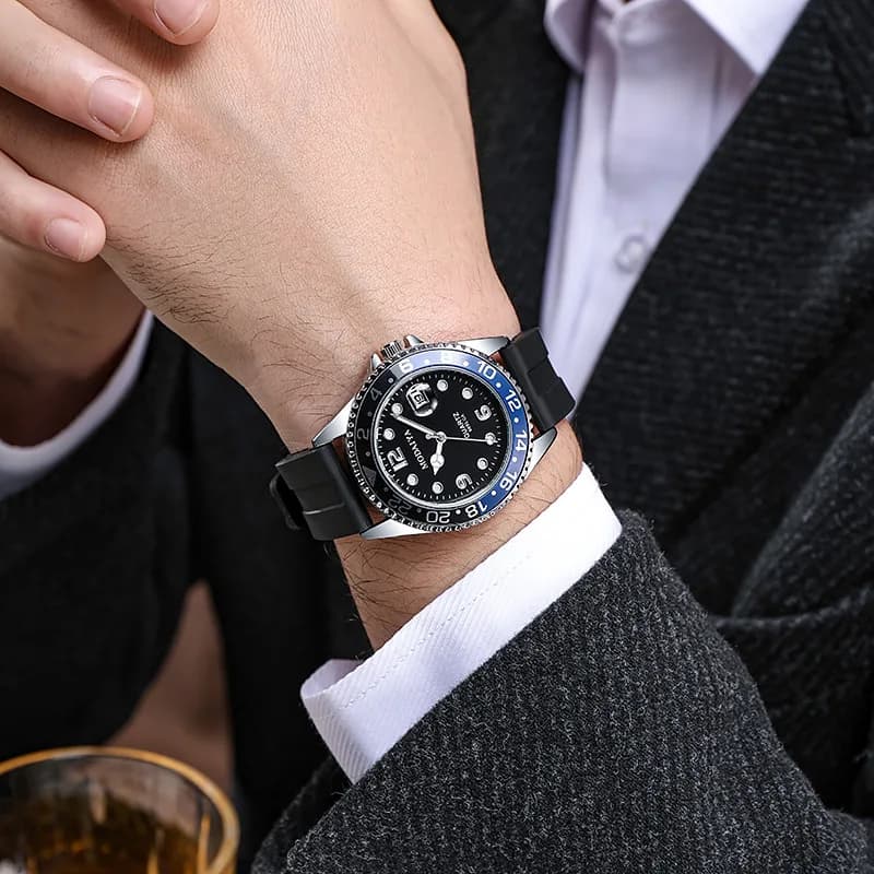 Montres pour hommes de mode Date haut de gamme luxe Sport décontracté horloge classique affaires Qua