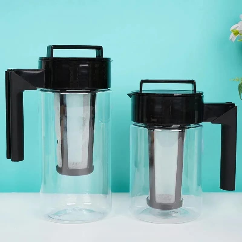 Cafetière glacée à infusion froide, 900ML, 1300ml, 2000ml, avec filtre à café et poignée, théière à 